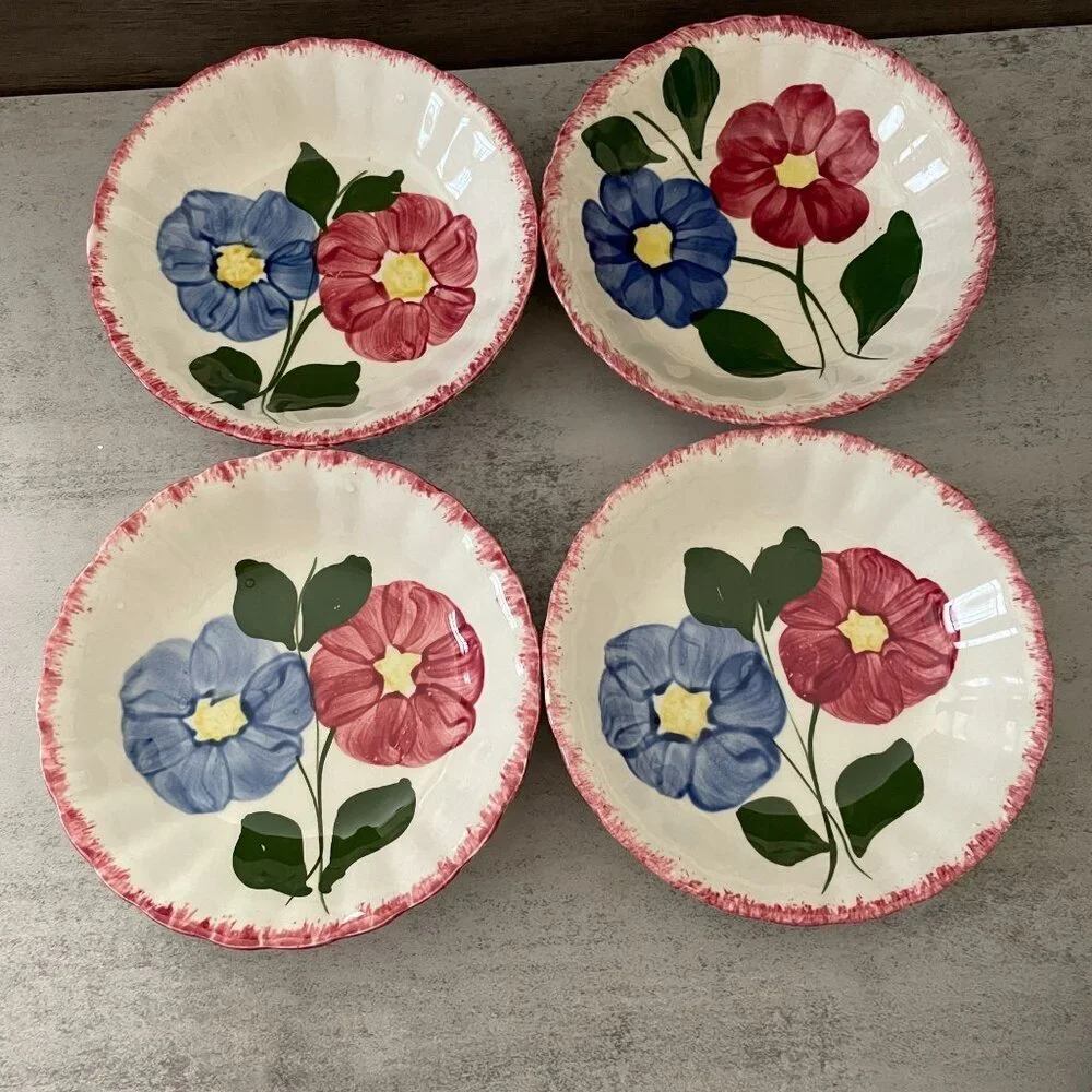 Vintage Blue Ridge Southern Potteries Taffeta 5.5